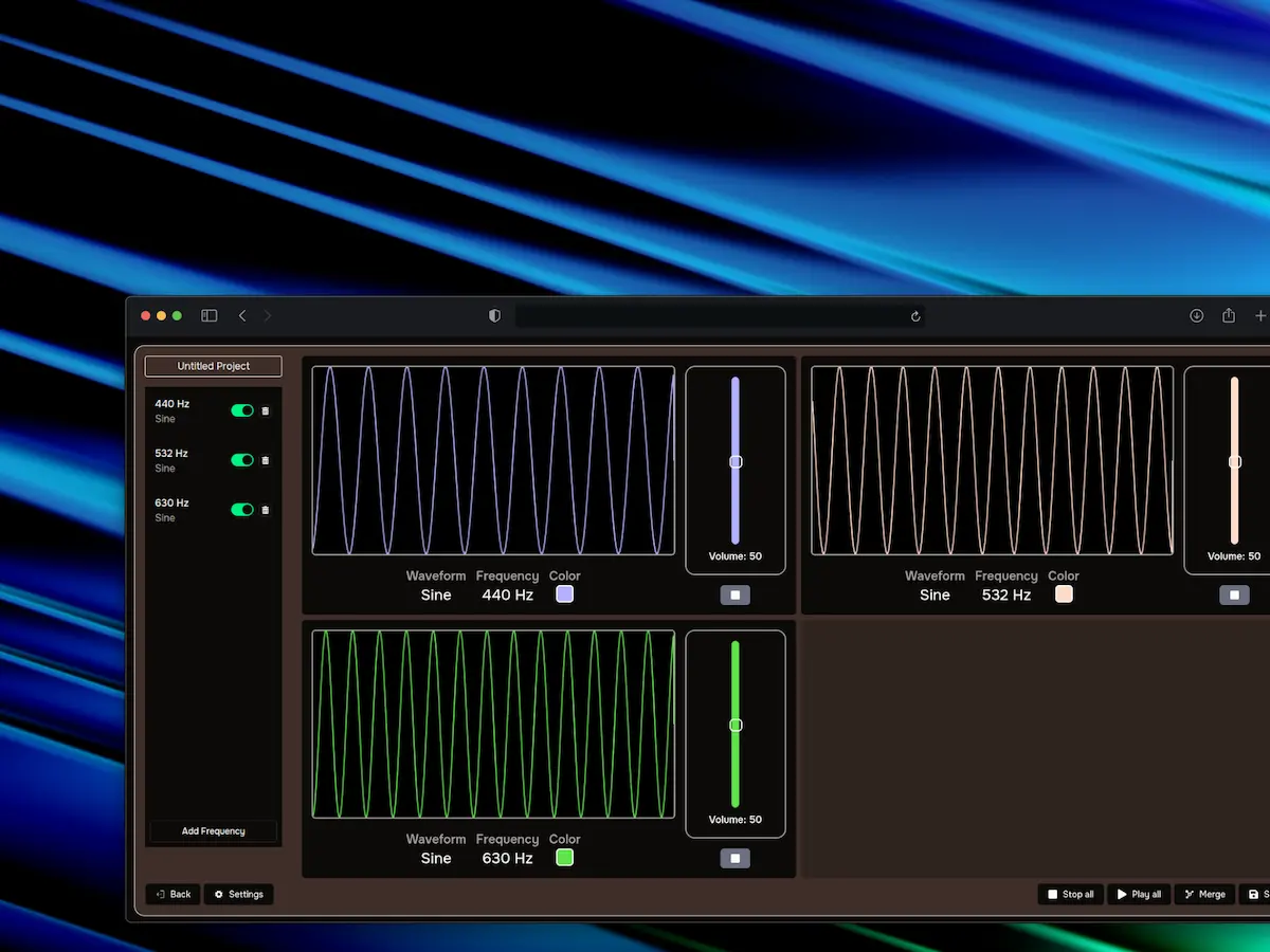 Acesoft Frequency Studio Panel